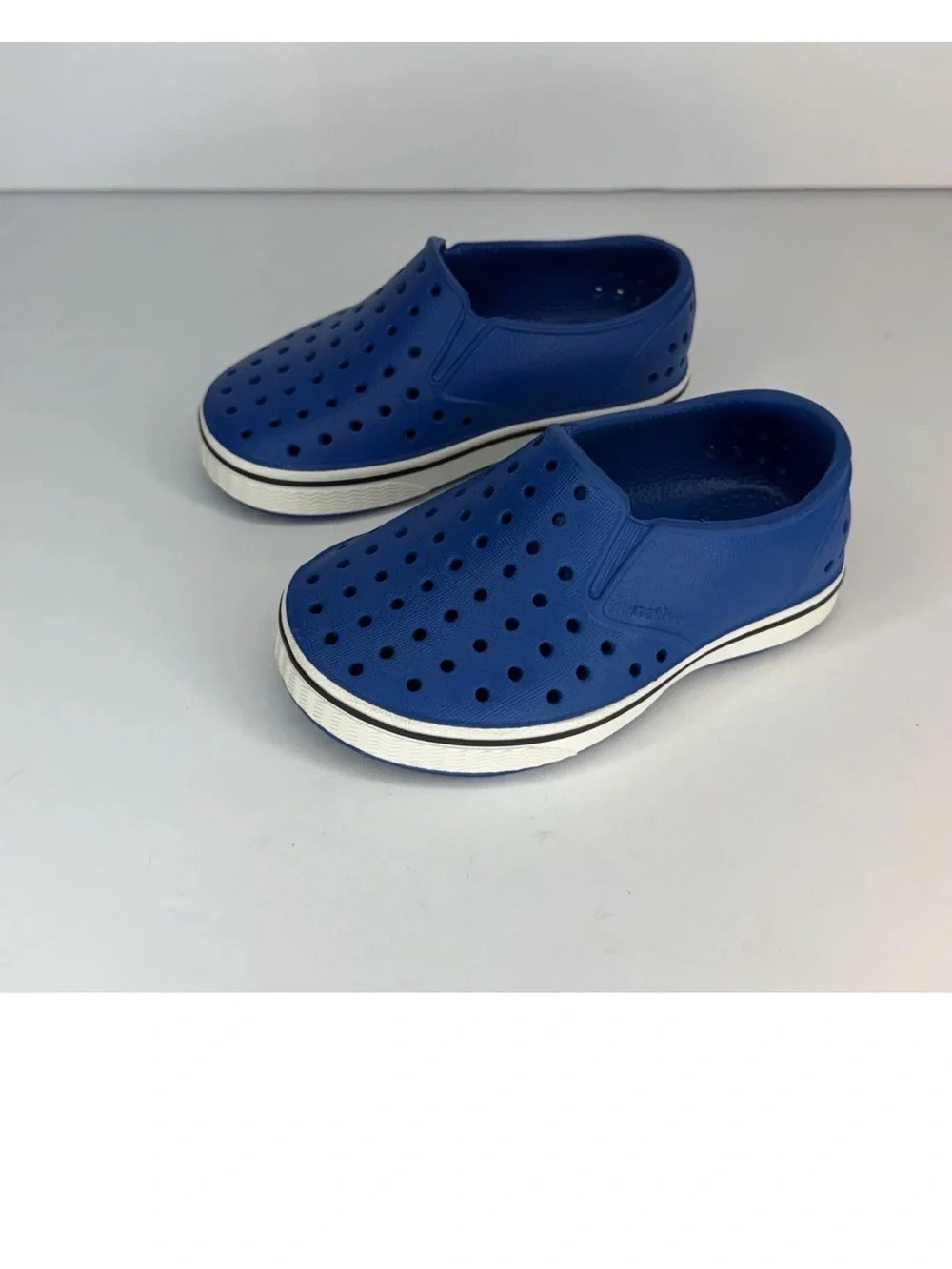 NATIVE Baby Shoes Size C6 Jefferson Water Friendly Slip-On Sneaker Blue